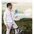 manufacturer custom adult waterproof light weight polyester TPU rain coat for cycling sport
